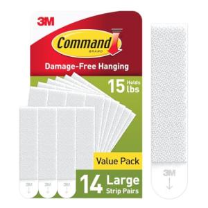 Large Picture Hanging Strips - 14 Pairs