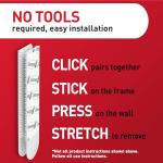 Large Picture Hanging Strips - 14 Pairs