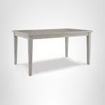 Modern Farmhouse Rectangular Dining Table in Gray