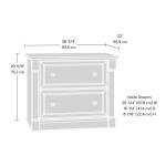 Sauder Palladia Lateral File in Select Cherry