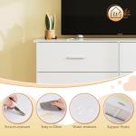 Modern White 6-Drawer Wood Dresser for Bedroom