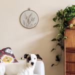 Beige Rustic Fall Floral Wall Art Decor