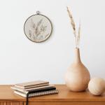 Beige Rustic Fall Floral Wall Art Decor