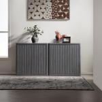 SICOTAS Modern Buffet Cabinet with Storage Shelves