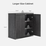 SICOTAS Modern Buffet Cabinet with Storage Shelves