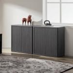 SICOTAS Modern Buffet Cabinet with Storage Shelves