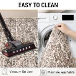 KUTA Vintage Floral 2x3 Washable Rug