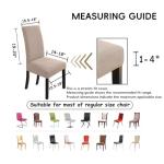 Khaki Dining Chair Slipcovers – Set of 4