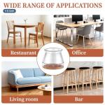 Chair Leg Floor Protectors - 24 Pack Silicone