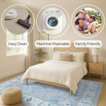 Vintage Lavender Oushak Rug for Living Spaces