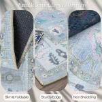 Vintage Lavender Oushak Rug for Living Spaces