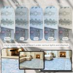 Vintage Lavender Oushak Rug for Living Spaces