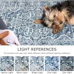 KUTA Vintage Floral Non-Slip Area Rug, 3x5