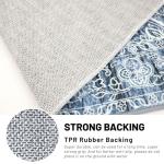 KUTA Vintage Floral Non-Slip Area Rug, 3x5