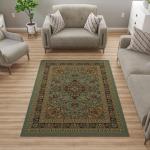 Seafoam Green Non-Slip 5x7 Area Rug