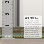 Seafoam Green Non-Slip 5x7 Area Rug