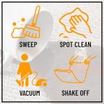 Seafoam Green Non-Slip 5x7 Area Rug