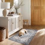 Vintage Farmhouse Boho Non-Slip Accent Rug 3x5 ft