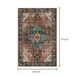 Ciicool Vintage Washable 2x3ft Boho Area Rug