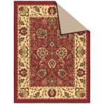 Red Non-Slip Oriental Design Indoor Area Rug 2x3