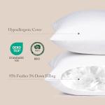 Puredown® Large Feather Down Lumbar Pillow Insert