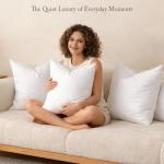 Puredown® Large Feather Down Lumbar Pillow Insert