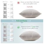 Puredown® Large Feather Down Lumbar Pillow Insert