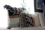 Boho-Chic Textured Lumbar Pillow Cover 12"x20