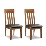 Ashley Ralene Medium Brown Dining Room Chairs (Set of 2)