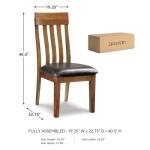 Ashley Ralene Medium Brown Dining Room Chairs (Set of 2)