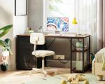 51 Inch Modern Computer Desk with USB Outlets