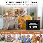Large Display Digital Alarm Clock for Seniors