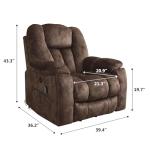 CANMOV Power Lift Recliner Chair with Massage & Heat