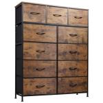 WLIVE 11-Drawer Tall Fabric Dresser Unit