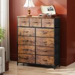 WLIVE 11-Drawer Tall Fabric Dresser Unit