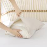 Beige Queen Size Comforter Set with Pillowcases