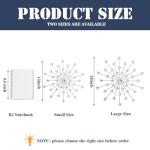 Silver Metal Jeweled Sun Burst Wall Art Set