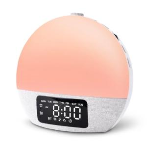 Sunrise Alarm Clock with White Noise & Lights