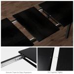 Large Extendable 5-Piece Dining Table Set