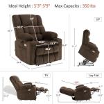 MCombo Dual Motor Lift Recliner with Heat & Massage