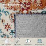 Lahome Bohemian Floral Medallion 5x7 Area Rug