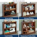 2-Shelf Bookcase in Washington Cherry Finish