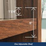 2-Shelf Bookcase in Washington Cherry Finish