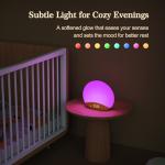 Wood Grain Sunrise Alarm Clock with Sound Machine