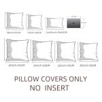 Sage Green Boho Lumbar Pillow Covers - Set of 2