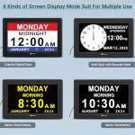 Large Display Alarm Clock for Seniors