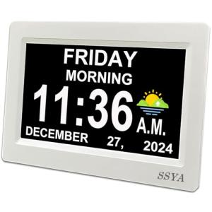 7-Inch Digital Alarm Clock for Seniors