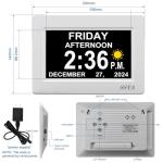 7-Inch Digital Alarm Clock for Seniors