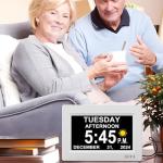 7-Inch Digital Alarm Clock for Seniors
