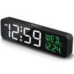 Large Digital Alarm Clock with Dimmable Display